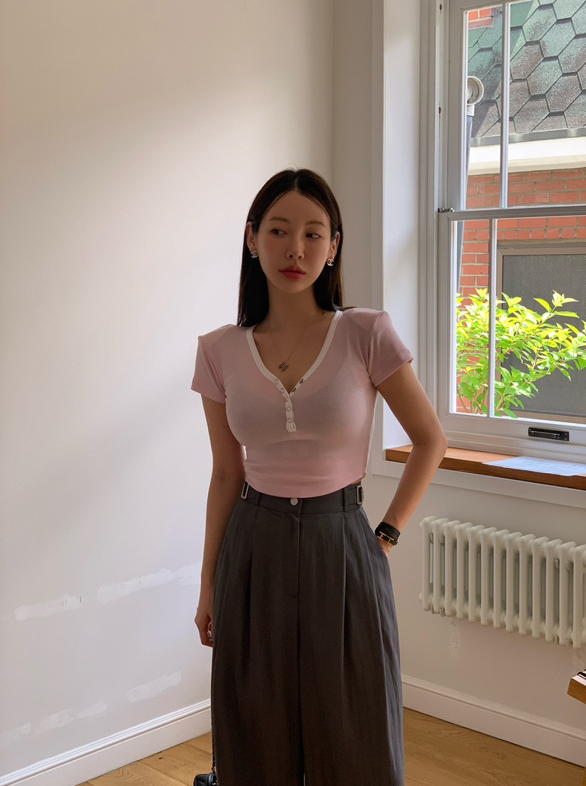 REVE CITE-L韓國直郵㊣東大門實拍女裝新款熱賣時尚休閑褲REVE CITE休閑褲