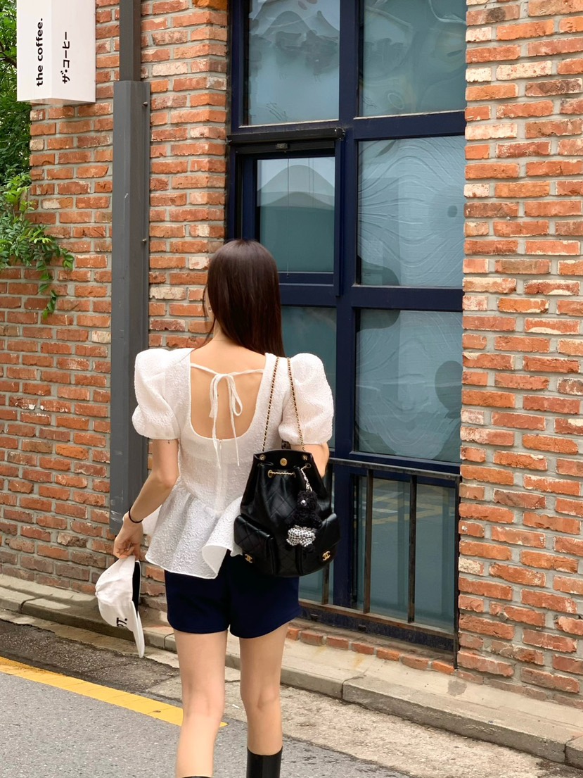 REVE CITE-L直郵韓國代購㊣女裝新品時尚推薦休閑襯衫蕾絲衫REVE CITE襯衫/蕾絲衫