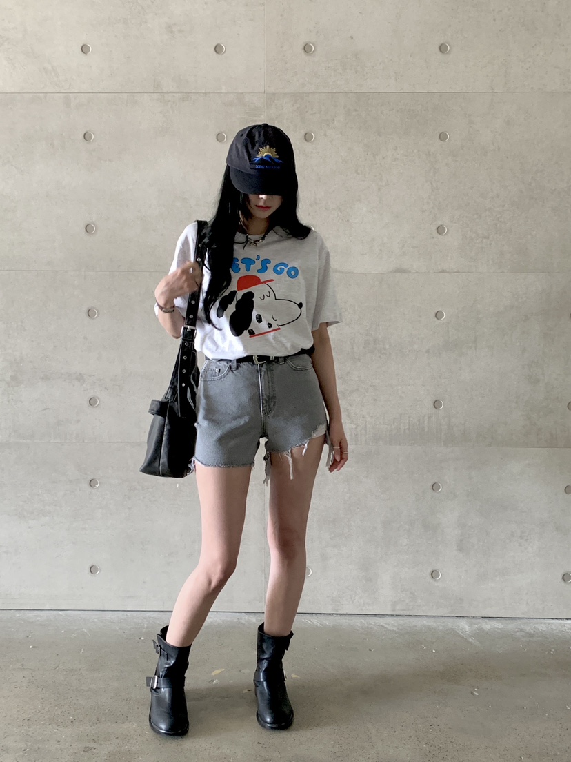 DAVICHI韓國直郵㊣東大門實拍女裝新品熱賣人氣短褲含隨機腰帶DAVICHI短褲
