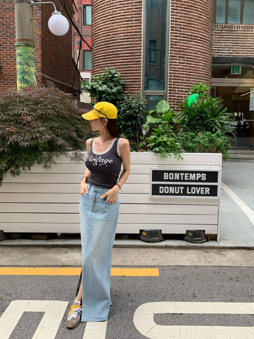 REVE CITE-L韓國㊣直郵東大門代購女裝新款休閑吊帶背心復古蕾絲REVE CITE吊帶/背心