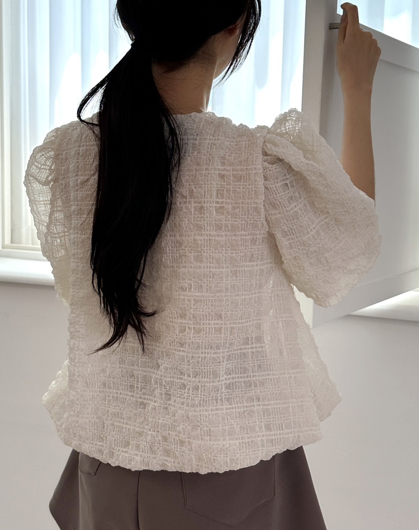 CLASSY-O韓國直郵㊣女裝新款時尚熱賣25春夏人氣襯衫蕾絲衫CLASSY-O襯衫/蕾絲衫