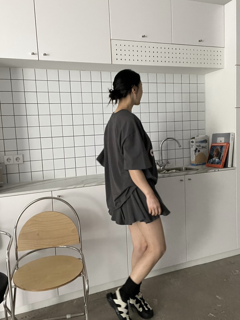VERNI韓國直郵㊣女裝新品休閑人氣推薦時尚25春夏熱賣短裙VERNI短裙