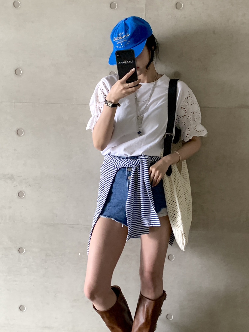 DAVICHI韓國㊣直郵東大門代購女裝新款推薦人氣25春夏休閑T恤DAVICHIT恤