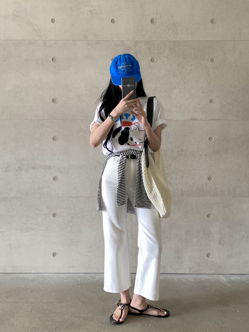 DAVICHI直郵韓國代購㊣女裝新品時尚人氣牛仔褲含隨機腰帶亞麻DAVICHI牛仔褲