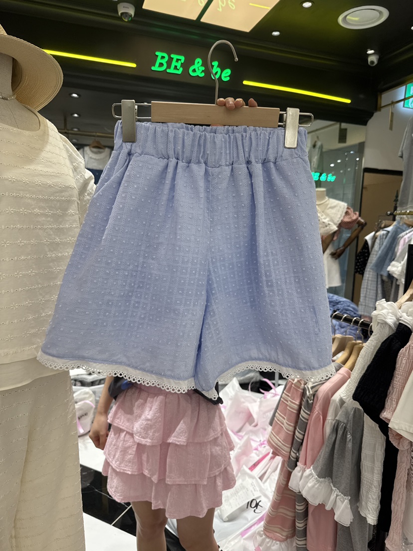 BE&BE韓國㊣直郵東大門代購女裝新品時尚25春夏熱賣短褲BE&be短褲圖色2
