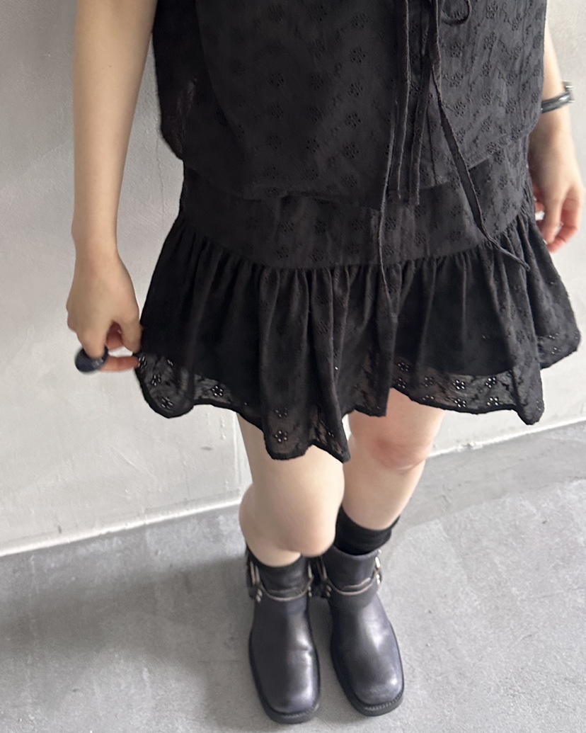 HOWDY韓國㊣直郵東大門代購女裝新款25春夏熱賣推薦休閑短裙howdy短裙