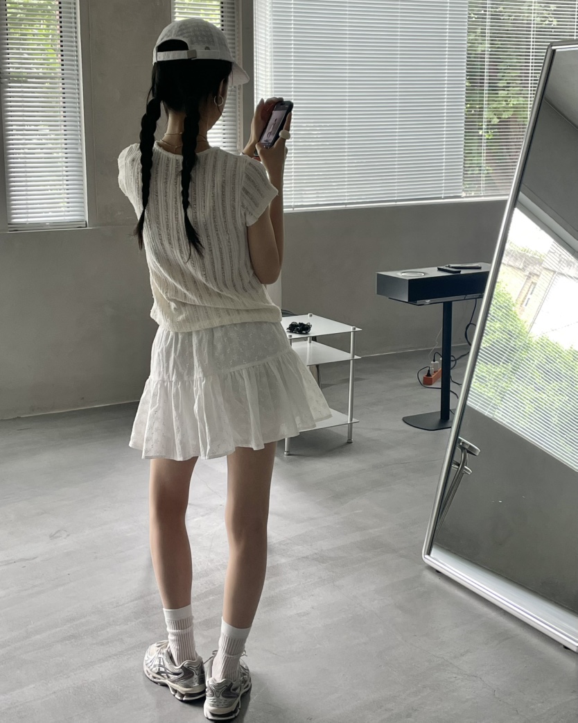 HOWDY韓國㊣直郵東大門代購女裝新款25春夏熱賣推薦休閑短裙howdy短裙
