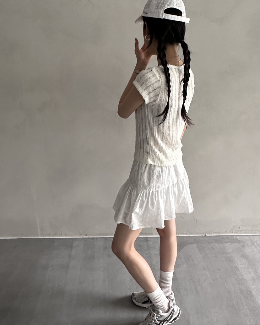 HOWDY韓國㊣直郵東大門代購女裝新款25春夏熱賣推薦休閑短裙howdy短裙