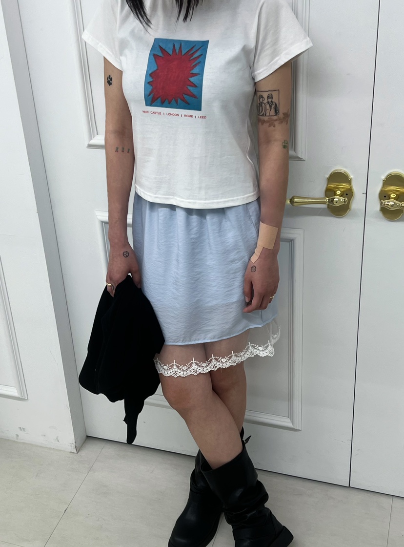 X-MOOD韓國㊣直郵東大門代購女裝新品時尚25春夏推薦人氣T恤X-MOODT恤