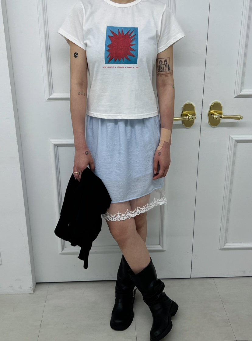 X-MOOD韓國㊣直郵東大門代購女裝新品時尚25春夏推薦人氣T恤X-MOODT恤