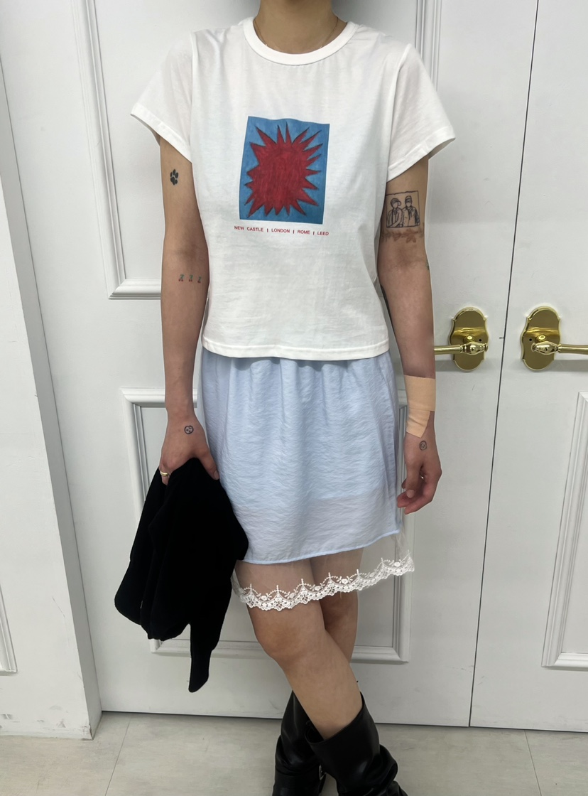 X-MOOD韓國㊣直郵東大門代購女裝新品時尚25春夏推薦人氣T恤X-MOODT恤