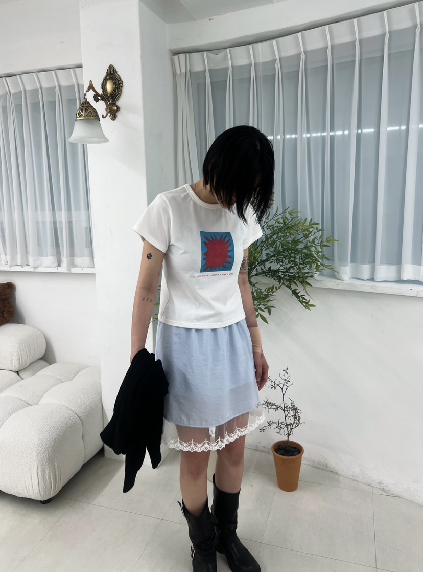X-MOOD韓國㊣直郵東大門代購女裝新品時尚25春夏推薦人氣T恤X-MOODT恤