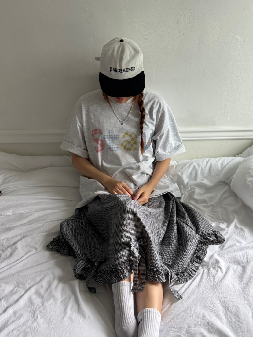 TOLL韓國㊣直郵東大門代購女裝新款時尚休閑推薦25春夏長裙TOLL長裙