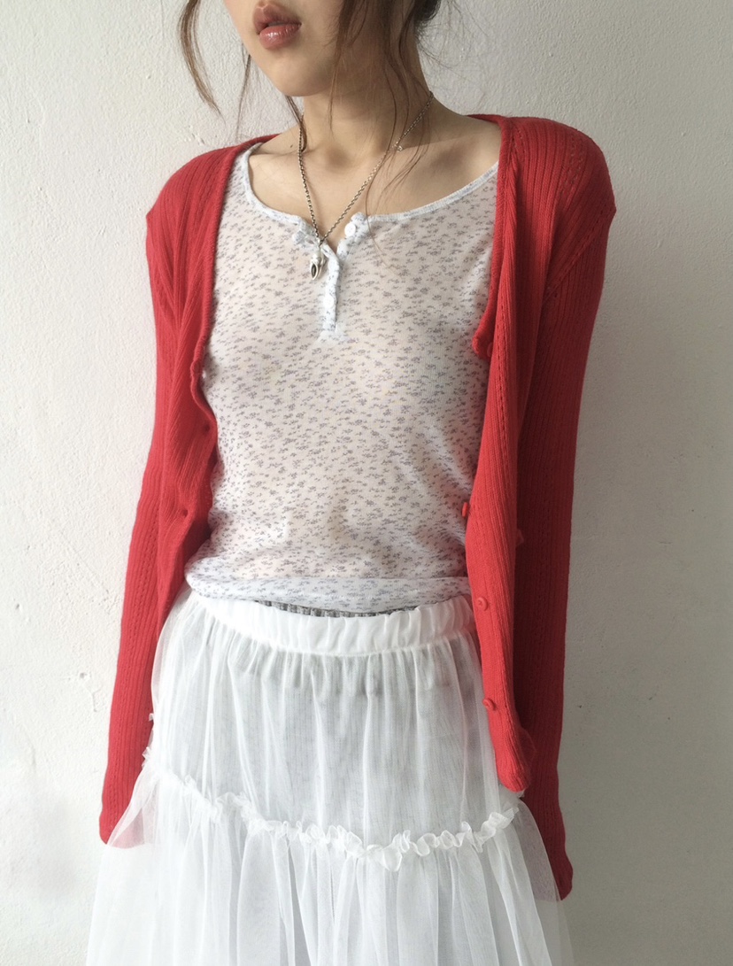 I I韓國㊣直郵東大門代購女裝新品推薦25春夏針織衫開襟衫ITSSONG針織衫