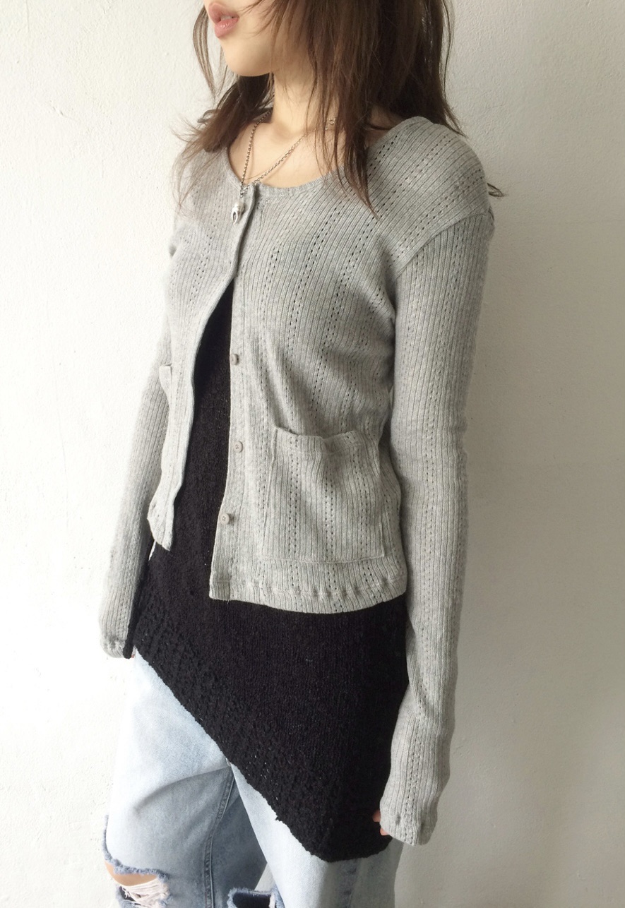 I I韓國㊣直郵東大門代購女裝新品推薦25春夏針織衫開襟衫ITSSONG針織衫