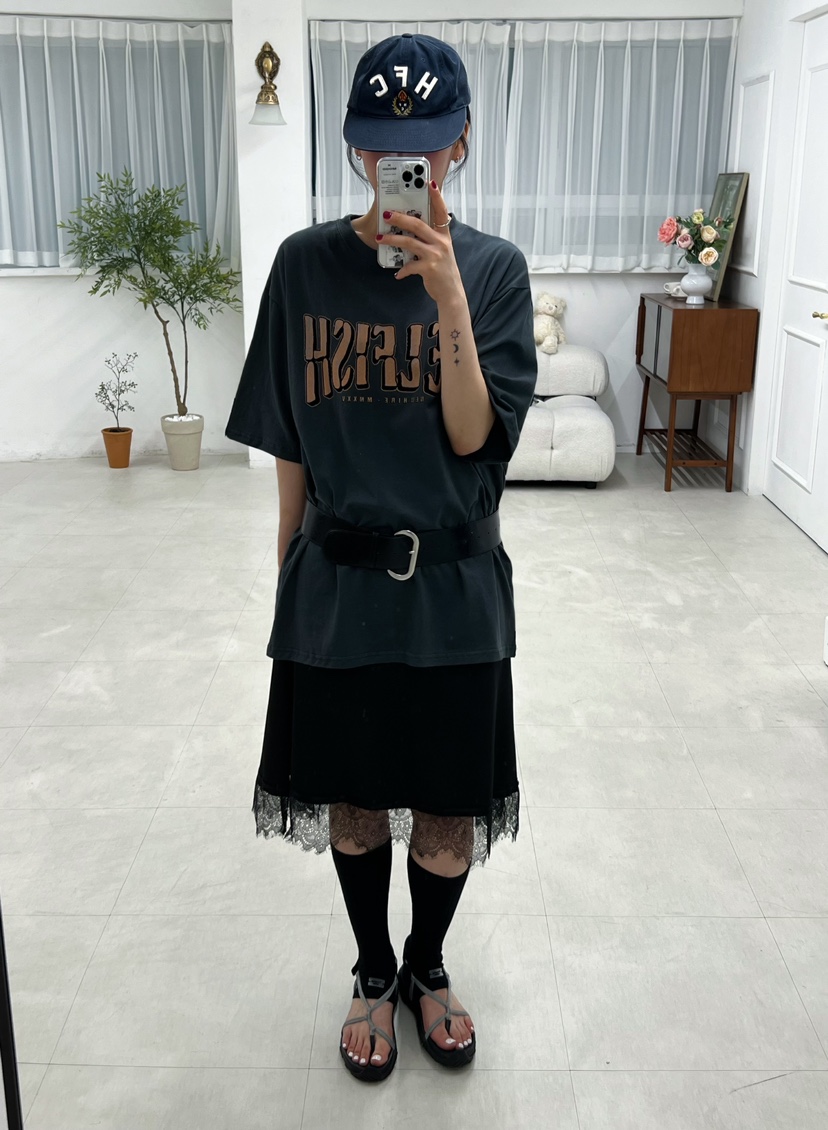 X-MOOD韓國直郵㊣東大門實拍女裝新款休閑推薦時尚熱賣T恤X-MOODT恤