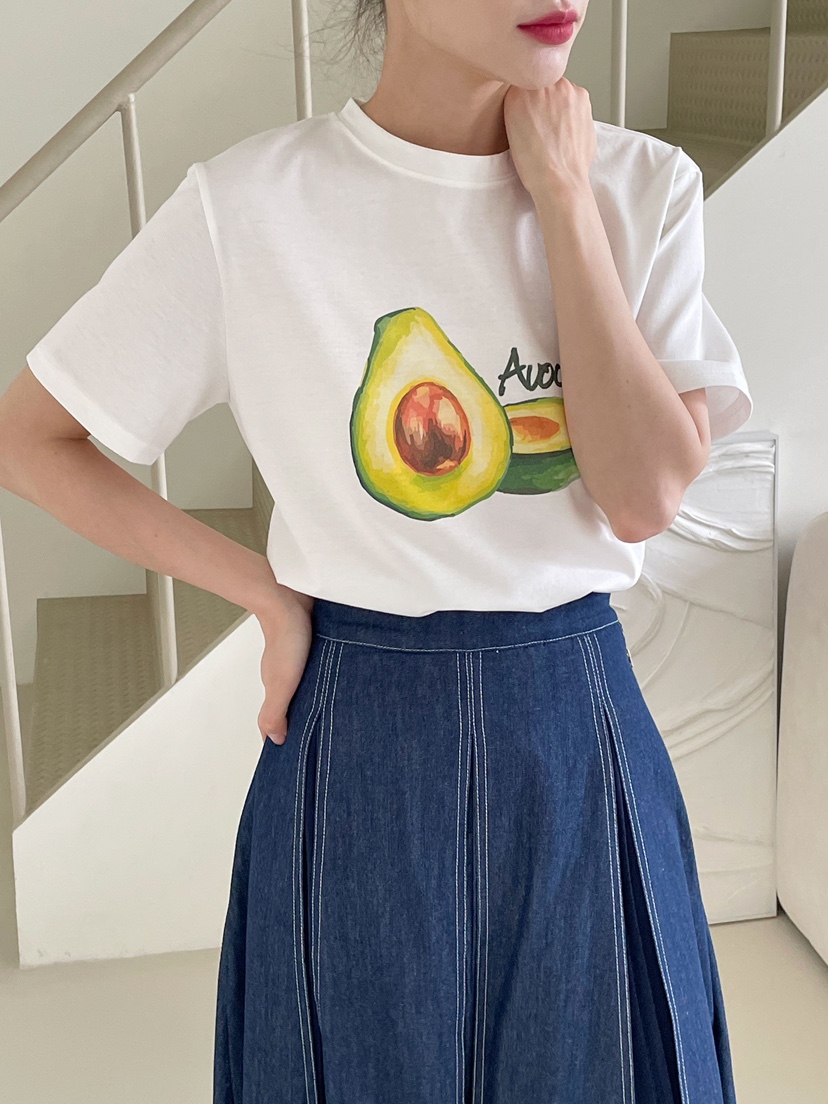 NEOUL韓國㊣直郵東大門代購女裝新款25春夏休閑熱賣人氣T恤NEOUL/ahin雙領標簽T恤