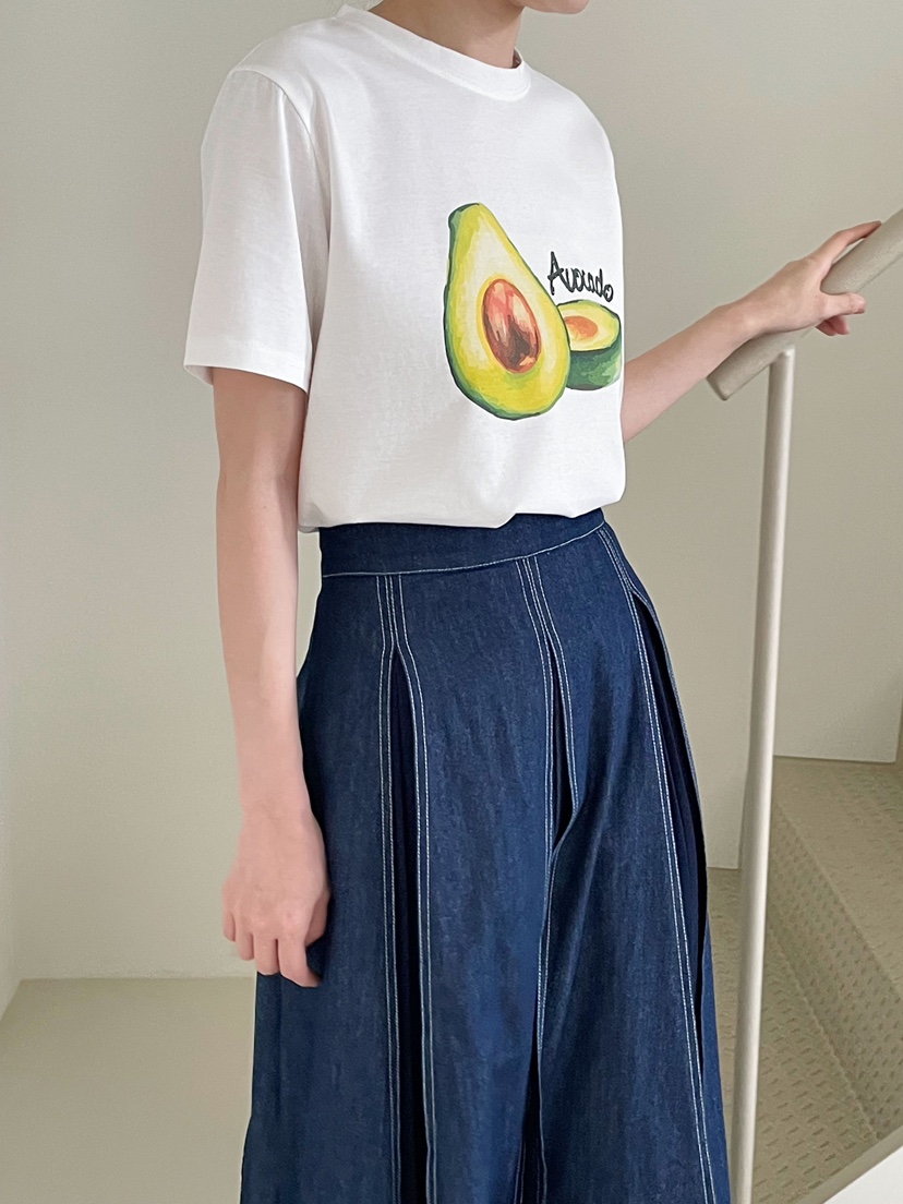 NEOUL韓國㊣直郵東大門代購女裝新款25春夏休閑熱賣人氣T恤NEOUL/ahin雙領標簽T恤