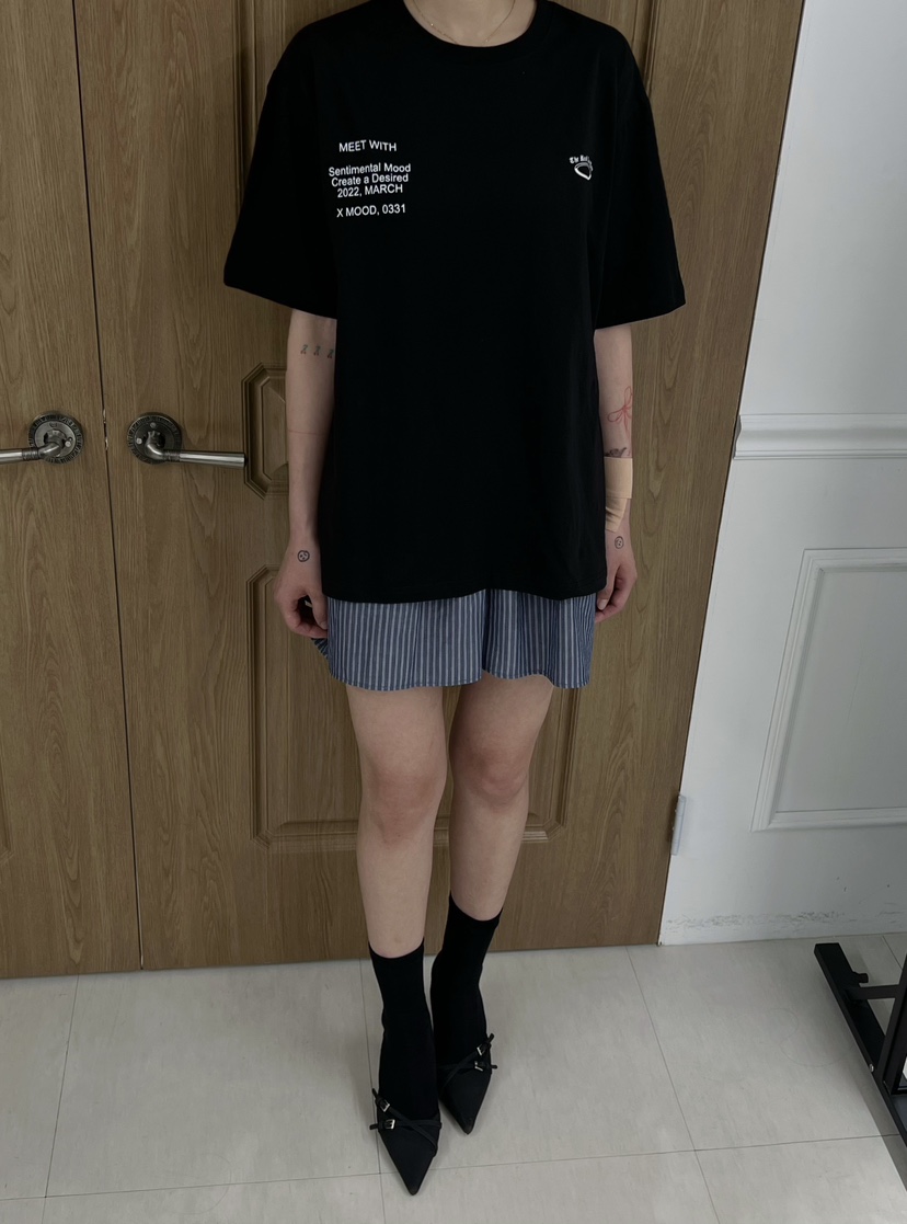 X-MOOD韓國直郵㊣東大門實拍女裝新品休閑人氣熱賣推薦T恤X-MOODT恤