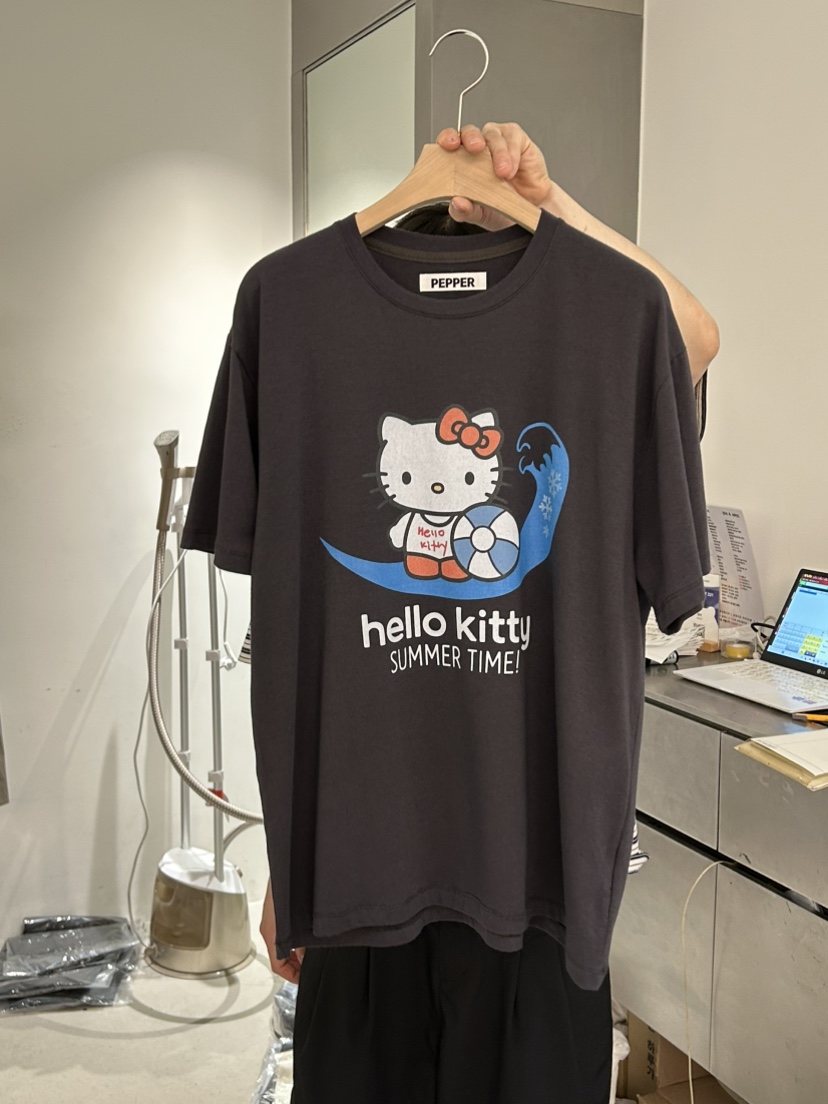 PEPPER-L韓國直郵㊣女裝新品休閑熱賣人氣時尚推薦25春夏T恤PEPPERT恤圖色4