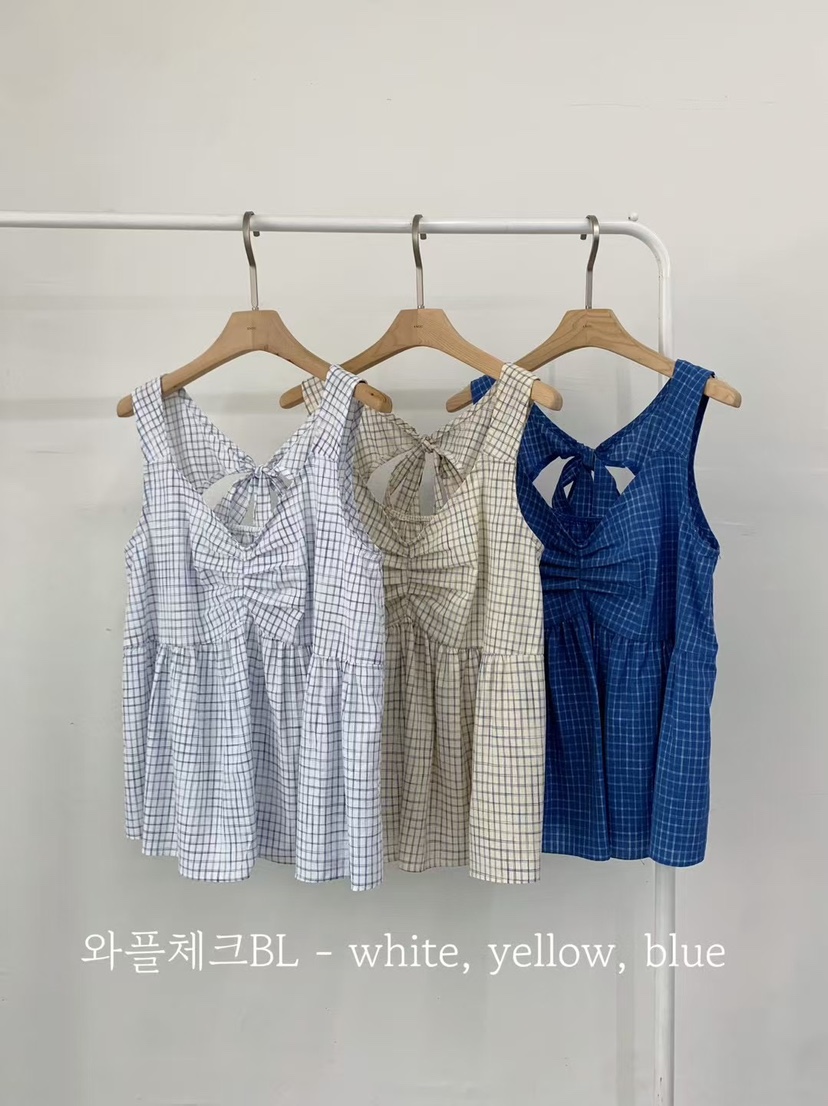 ANOU韓國直郵㊣女裝新品人氣25春夏休閑時尚熱賣推薦吊帶背心ANOU吊帶/背心
