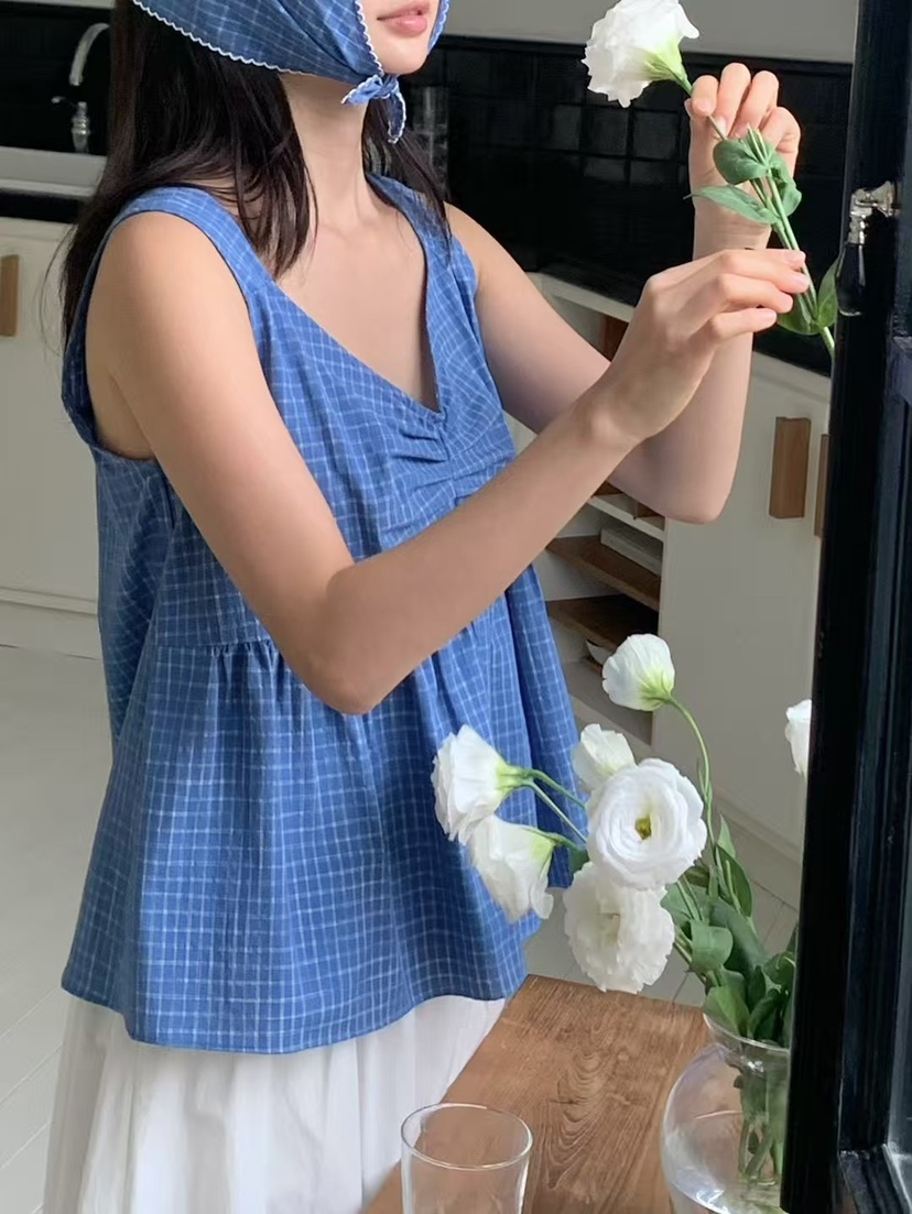 ANOU韓國直郵㊣女裝新品人氣25春夏休閑時尚熱賣推薦吊帶背心ANOU吊帶/背心