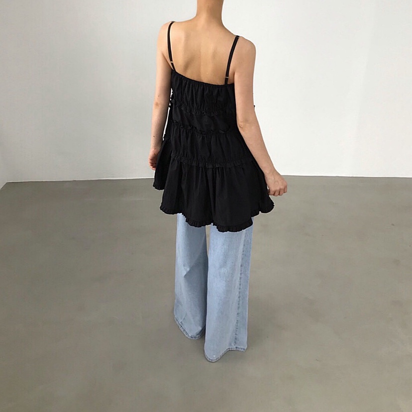 2TWO MOON韓國㊣直郵東大門代購女裝新款推薦休閑吊帶背心2TWO MOON吊帶/背心