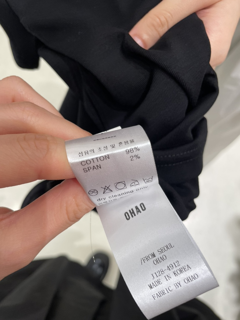 OHAO直郵韓國代購㊣女裝新款熱賣人氣推薦休閑25春夏時尚T恤OHAO/HA MONGT恤