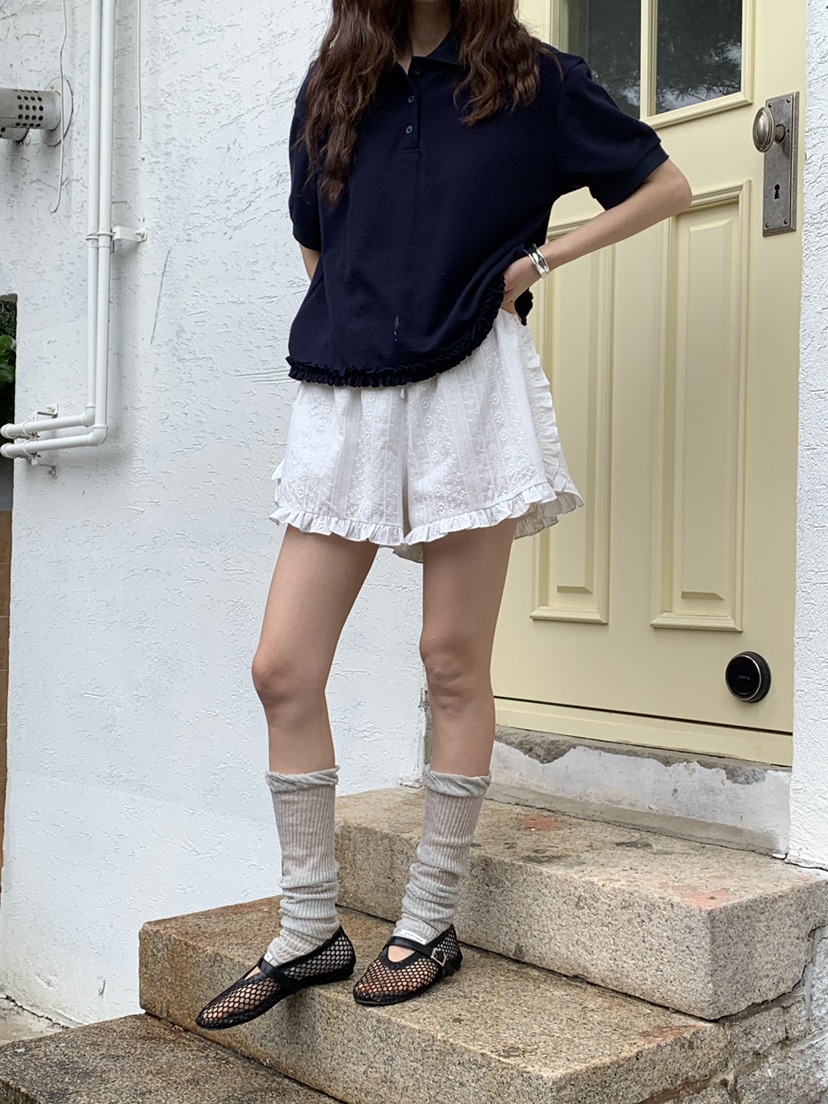 OURS韓國直郵㊣東大門實拍女裝新品休閑推薦熱賣人氣時尚短褲OURS短褲