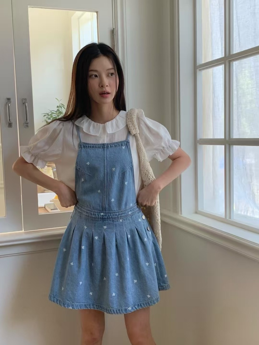 ANOU韓國直郵㊣女裝新款熱賣時尚休閑推薦人氣連衣裙工裝褲ANOU連衣裙