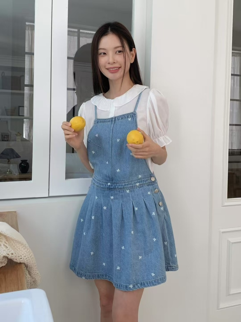 ANOU韓國直郵㊣女裝新款熱賣時尚休閑推薦人氣連衣裙工裝褲ANOU連衣裙