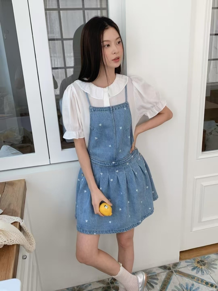 ANOU韓國直郵㊣女裝新款熱賣時尚休閑推薦人氣連衣裙工裝褲ANOU連衣裙