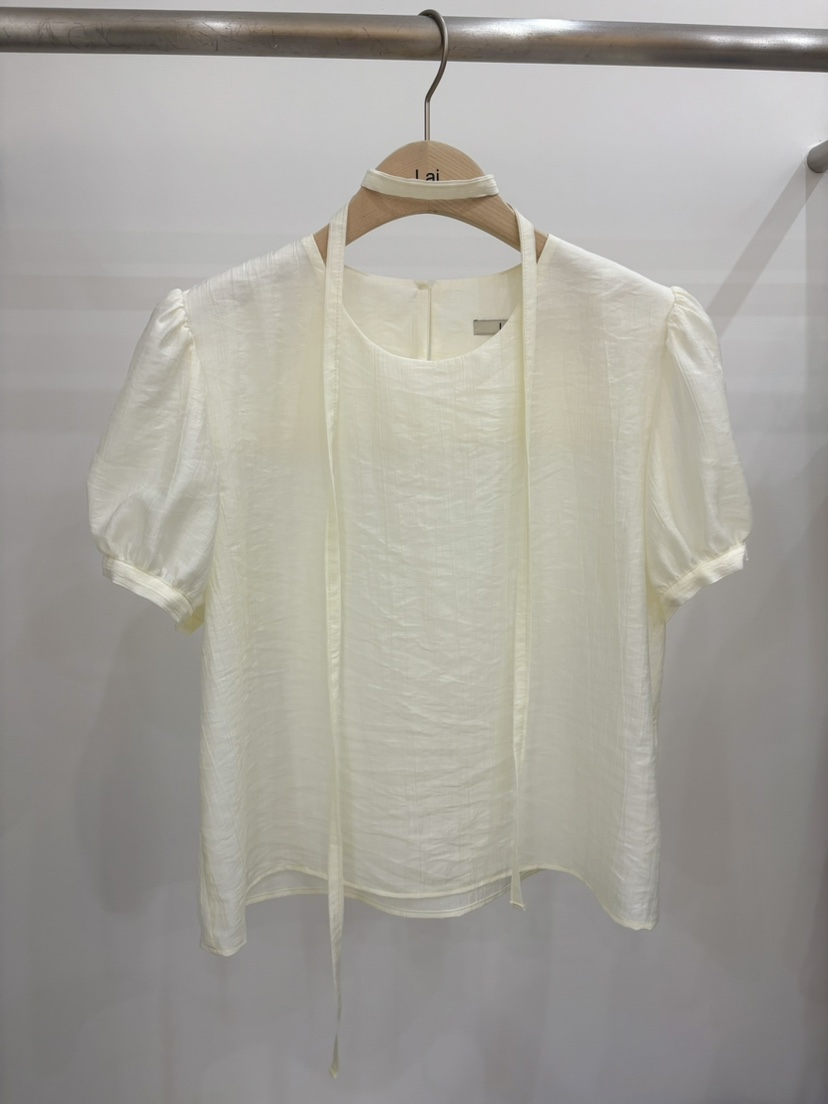 LAI直郵韓國代購㊣女裝新品推薦25春夏人氣時尚熱賣襯衫蕾絲衫Lai襯衫/蕾絲衫圖色2