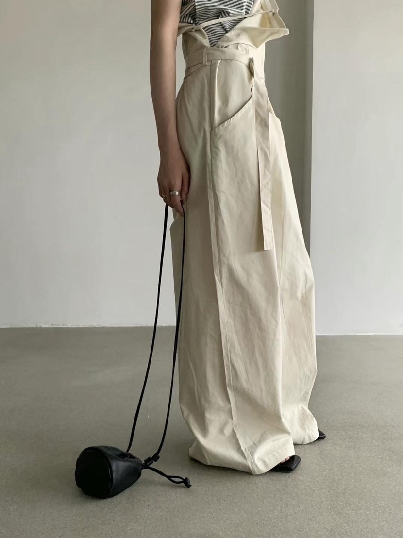 DARLUZ_MI韓國㊣直郵東大門代購女裝新品25春夏背帶褲含腰帶DARLUZ_MI背帶褲