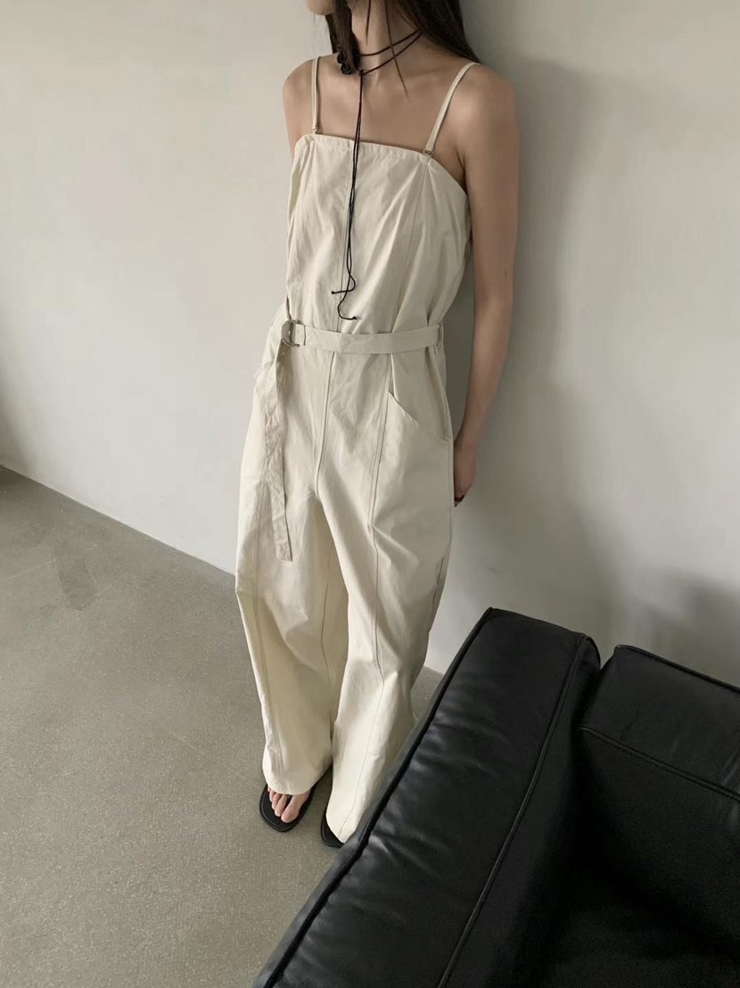 DARLUZ_MI韓國㊣直郵東大門代購女裝新品25春夏背帶褲含腰帶DARLUZ_MI背帶褲圖色2
