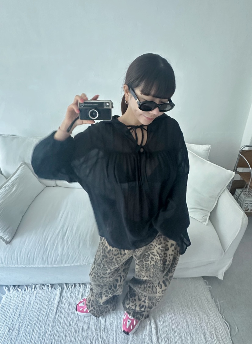BYRING直郵韓國代購㊣女裝新款時尚休閑推薦25春夏襯衫蕾絲衫BYRING襯衫/蕾絲衫