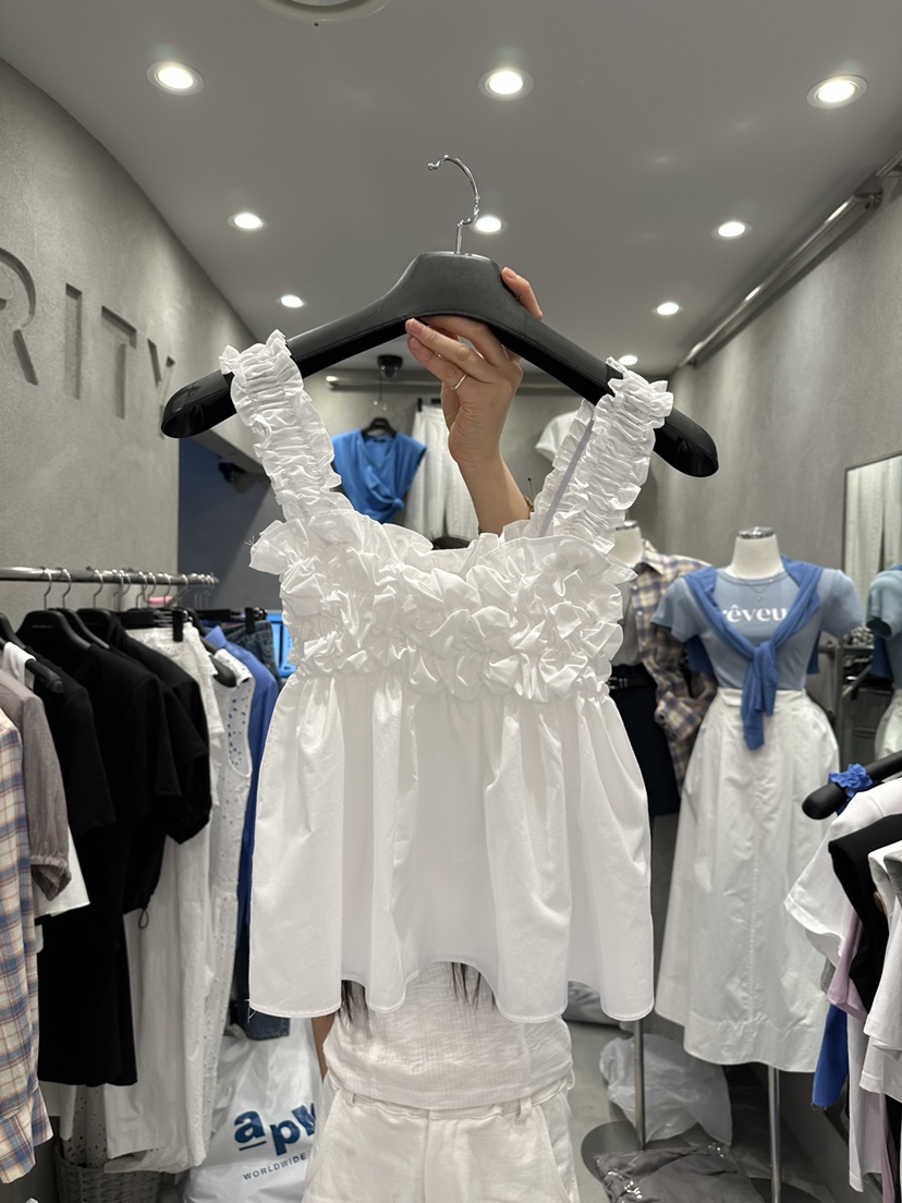 CELEBRITY-A直郵韓國代購㊣女裝新品熱賣時尚25春夏吊帶背心CELEBRITY-A吊帶/背心