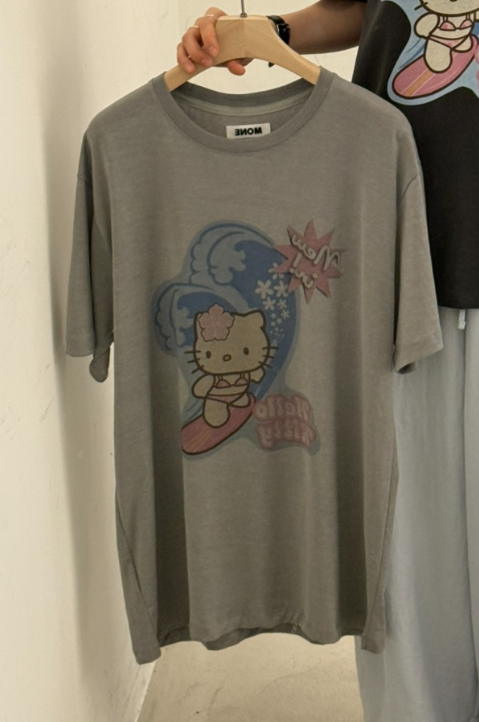 MONE-A直郵韓國代購㊣女裝新款休閑熱賣時尚推薦人氣25春夏T恤MONE-AT恤圖色3
