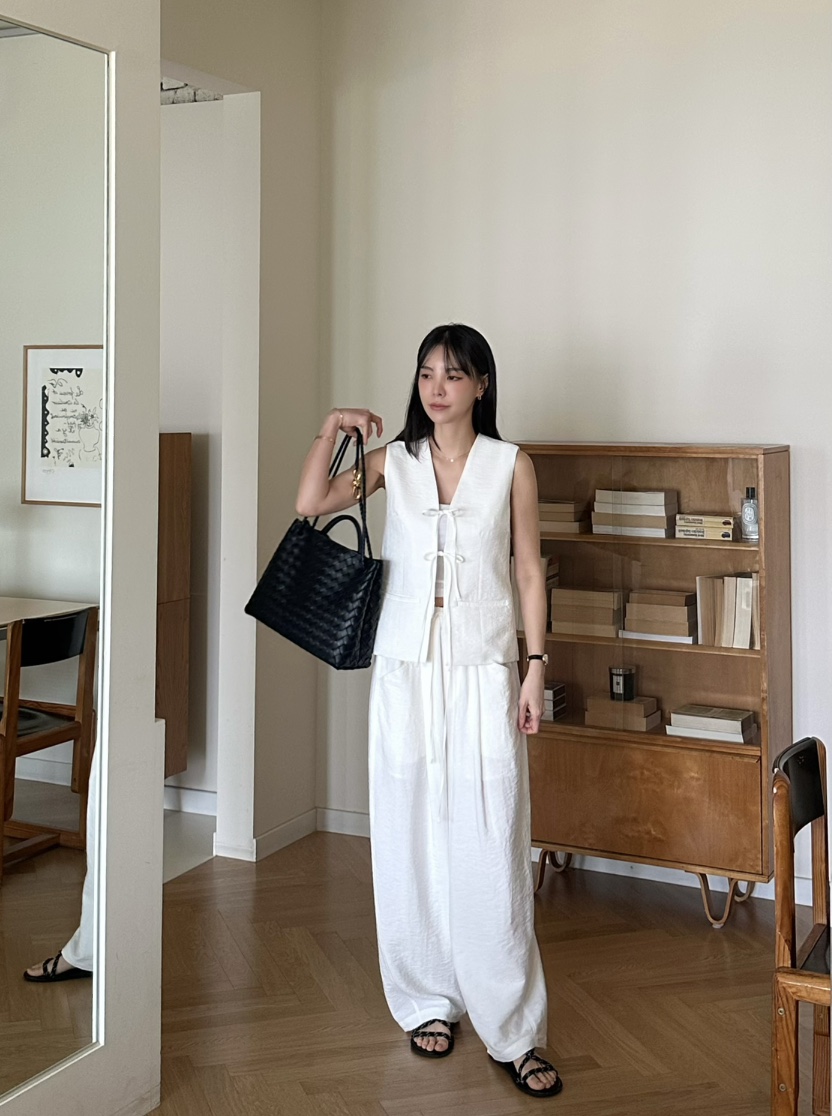 LE VASE韓國直郵㊣女裝新品推薦25春夏熱賣休閑人氣休閑褲LE VASE休閑褲