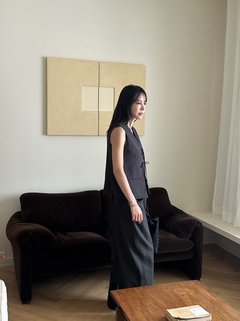 LE VASE韓國直郵㊣女裝新品推薦25春夏熱賣休閑人氣休閑褲LE VASE休閑褲