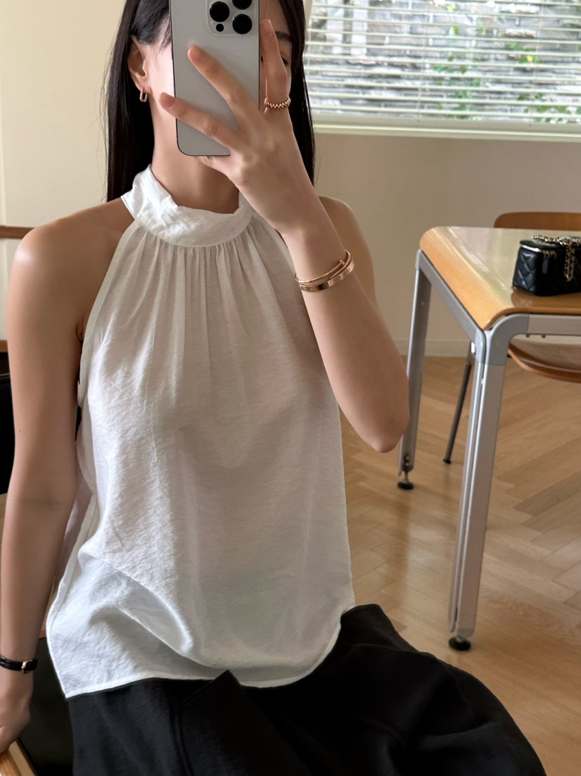 LE VASE韓國直郵㊣女裝新款25春夏人氣休閑時尚推薦吊帶背心LE VASE吊帶/背心