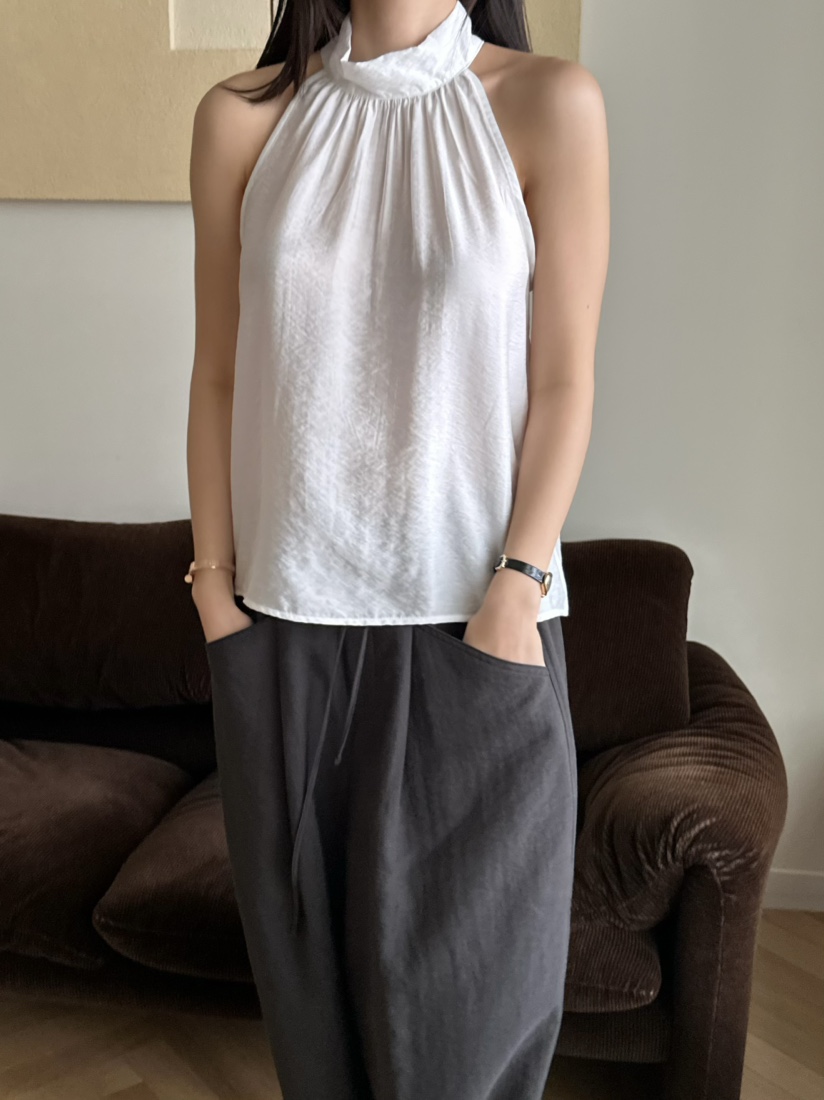 LE VASE韓國直郵㊣女裝新款25春夏人氣休閑時尚推薦吊帶背心LE VASE吊帶/背心
