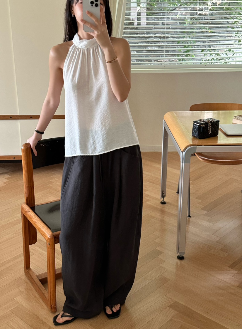 LE VASE韓國直郵㊣女裝新款25春夏人氣休閑時尚推薦吊帶背心LE VASE吊帶/背心