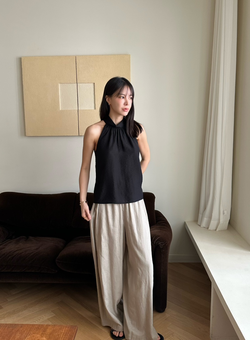 LE VASE韓國直郵㊣女裝新款25春夏人氣休閑時尚推薦吊帶背心LE VASE吊帶/背心