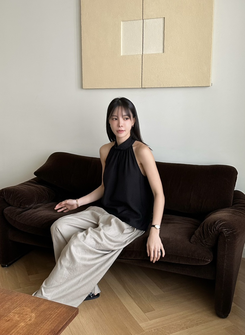 LE VASE韓國直郵㊣女裝新款25春夏人氣休閑時尚推薦吊帶背心LE VASE吊帶/背心