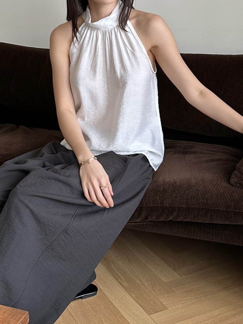 LE VASE韓國直郵㊣女裝新款25春夏人氣休閑時尚推薦吊帶背心LE VASE吊帶/背心圖色2