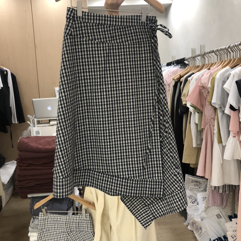 VILLABUTTON韓國直郵㊣女裝新款休閑25春夏時尚半身裙中短裙VILLABUTTON半身裙/中短裙圖色2