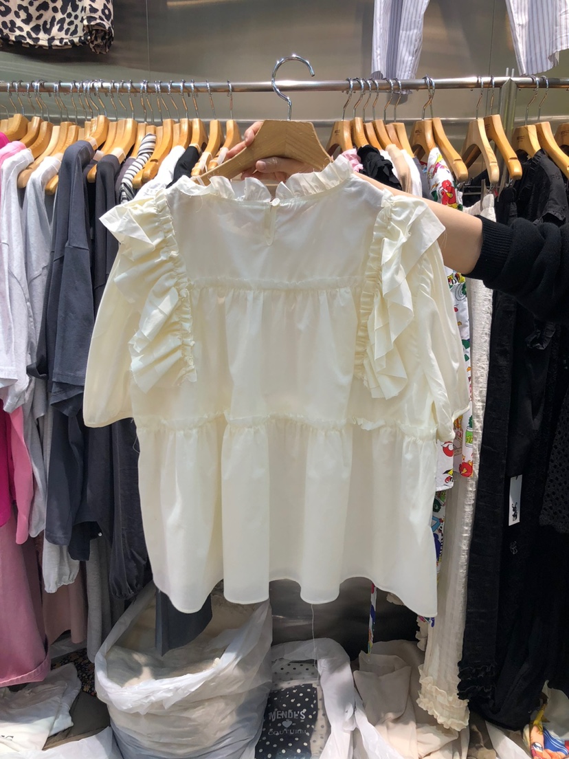 MENDL S韓國直郵㊣女裝新品人氣熱賣時尚25春夏襯衫蕾絲衫MENDL S襯衫/蕾絲衫