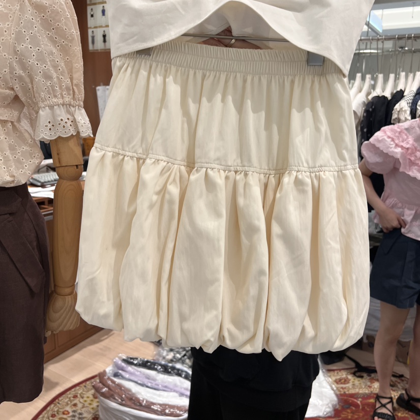 OGI直郵韓國代購㊣女裝新品熱賣25春夏推薦時尚人氣休閑短裙FLat OGI短裙