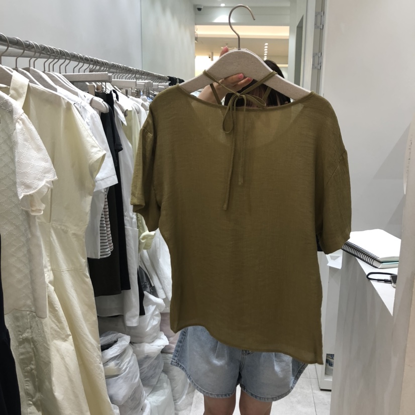 ASOME韓國直郵㊣東大門實拍女裝新品時尚人氣25春夏襯衫蕾絲衫A.SOME襯衫/蕾絲衫